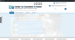 Desktop Screenshot of doctormydocument.com