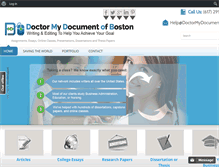 Tablet Screenshot of doctormydocument.com